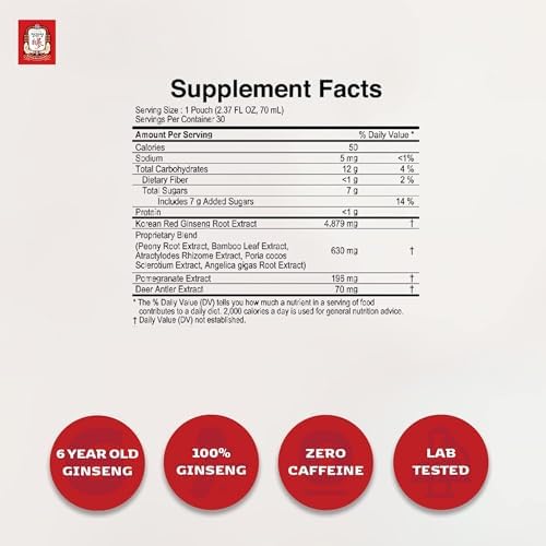 Jung Kwan Jang HWA AE RAK JIN Red Ginseng Women's Balance Drink 30 Pouches