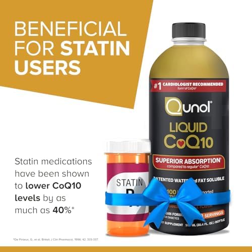 Qunol Liquid CoQ10 100mg, Superior Absorption, Antioxidant, 20 Ounces | #1 Cardiologist Recommended Supplement for Heart Health, Coenzyme Q10 Supplement to support Vascular Health & Cellular Energy