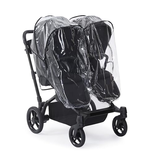 Contours Baby Clear Stroller Rain Cover, Travel Waterproof Weather Shield, Windproof, Protects from Dust and Snow, Baby Stroller Accessory
