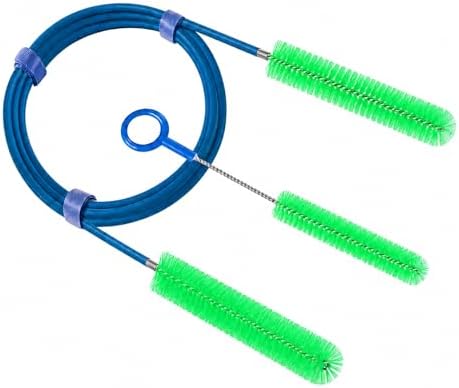 CPAP Cleaning Brush Set, 78.7 in Dual-Ended CPAP Hose Brush for 22 mm & 15 mm Tubing, Tube Cleaning Brush & Hose Cleaner Brush with Detail Brush for Mask