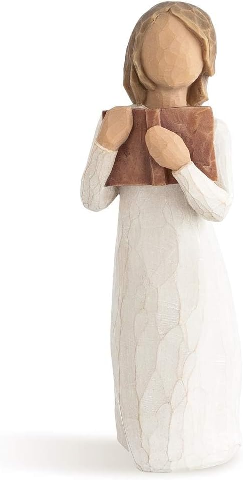 Willow Tree Lavender Grace, Sculpted Hand-Painted Figure | Cast from a Susan Lordi Original Carving, Thoughtful Keepsake Gift for Loved Ones, Celebrations and Moments of Comfort