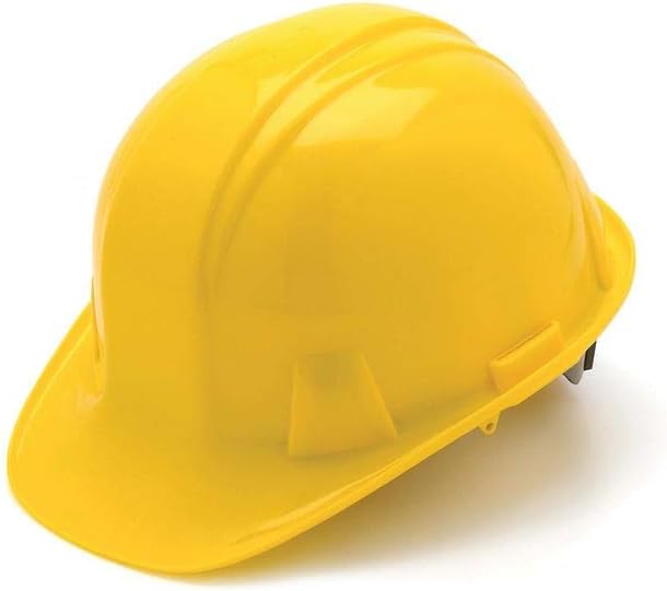 Pyramex Safety SL Series Cap Style Hard Hat, 4-Point Snap Lock Suspension