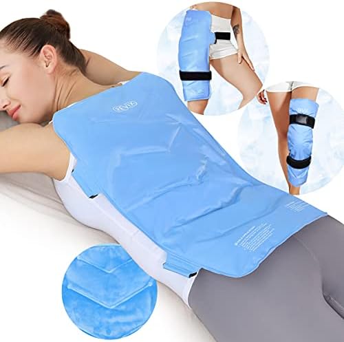 REVIX XXL Full Back Ice Pack Wrap, Large Gel Packs for Injuries Reusable