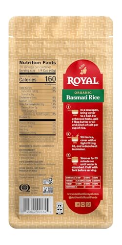 Royal Authentic Long Grain White Basmati Rice - (2 Pack) 2 lb