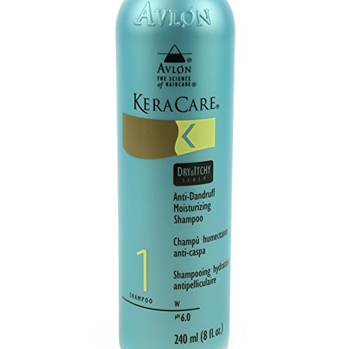 KeraCare Moisturizing Shampoo,8 oz - Sulfate Free, Relieves Dry and Itchy Scalp Conditions, Eliminates Flakes, Liquid Volume 240 ml