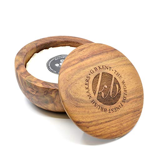 Kent SB2 Shaving Soap Puck Refill for Men for Shaving Soap Bowl Use with Shaving Brush for Men, Luxury Shave Barber Soap Made with Extracts of Coconut, Sgea, Jaboba Made in England