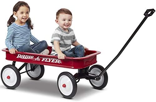 Radio Flyer 18 Classic Kids Toddler Original Little Red Riding Wagon Toy, 100th Anniversary Edition