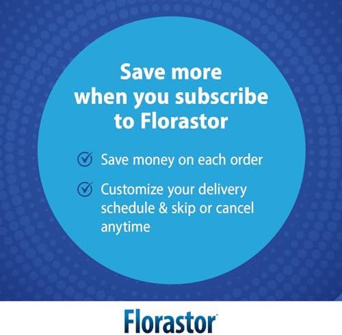 Florastor Probiotic for Digestive and Immune Health, 30 Capsules | Probiotics for Women & Men, Helps Flush Out Unwanted Bacteria, Boosts The Good with Our Unique Strain Saccharomyces Boulardii
