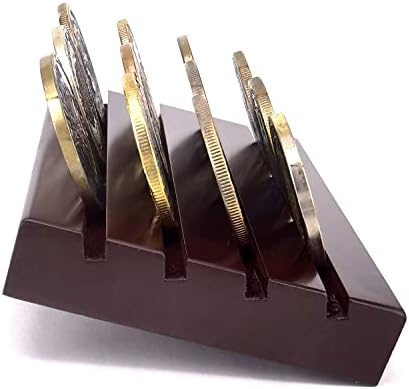 Joygulls Military Collectible Challenge Coin Display Holder Stand Holds 16-18 Coins