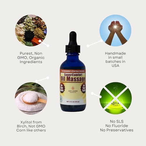 Healthy Teeth & Gum Mouthwash 8 fl oz, Herbal Oral Rinse for Fresh Breath | Organic, alcohol- & fluoride-free, non-GMO; supports healthy gums & enamel