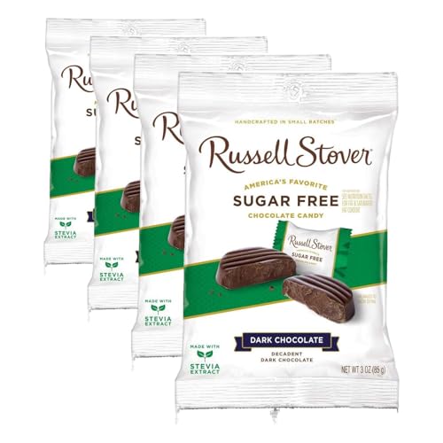 Russell Stover Sugar Free Dark Chocolate Medallions, 3 oz. Bag (270215)