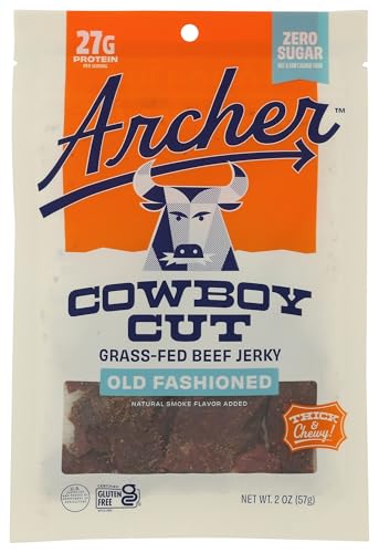 Archer Mustard BBQ Grass Fed Beef Jerky, 2 OZ