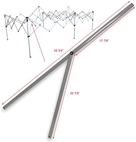 for Ozark Trail 10' X 20' Straight Leg Instant Canopy Lower Peak Truss Bar Replacement Parts Replacement Parts