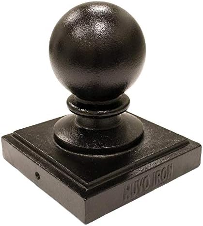 Nuvo Iron Ball Post Cap, 5 1/2" x 5 1/2"