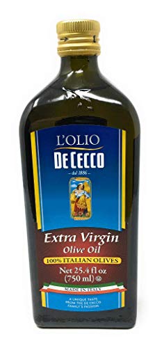 De Cecco Extra Virgin Olive Oil, Classico, Cold Extraction, Great for Cooking & Smooth Taste, 16.9 Fl Oz