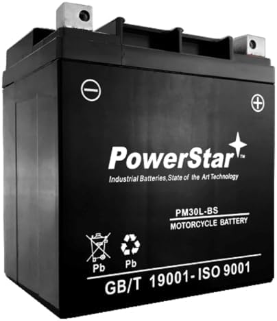Powerstar® ETX30L Ps30l-bs Battery YTX30L-BS High Performance Power Sports Battery Super Crank
