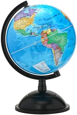 EXERZ 8" World Globe - Political Map Educational Earth Globe - English