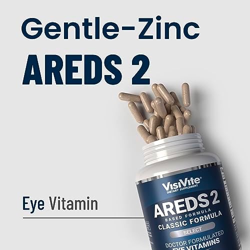 VisiVite Doctor Formulated AREDS 2 Select Eye Vitamins, 60 Capsules | Macular Support Formula