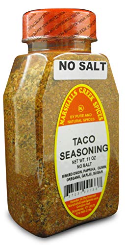 Marshall’s Creek Spices Taco No Salt Seasoning, New Size, 11 Ounce