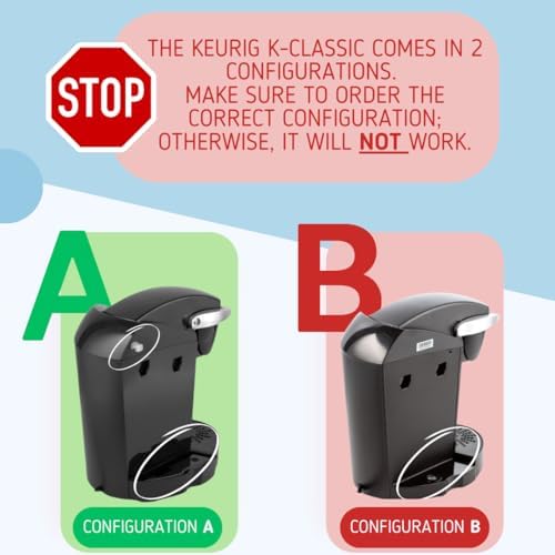 Replacement Water Reservoir Tank for Keurig K-Classic ONLY 48 oz - B44, B40, B45, B50, K40, K45, K50