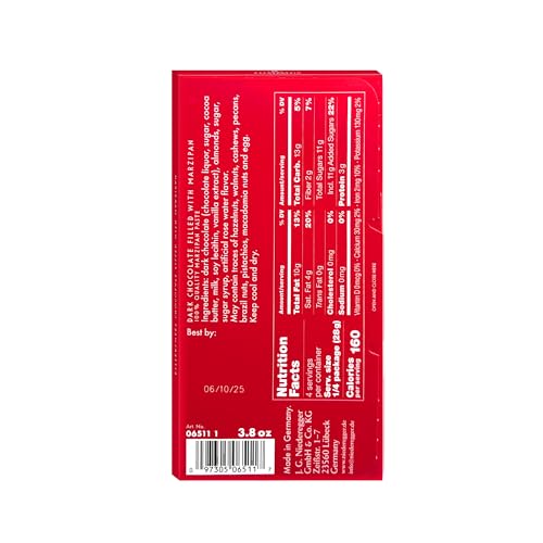 Niederegger Dark Chocolate Marzipan Bar