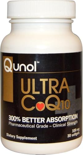 Qunol Ultra CoQ10 100mg, 3X Better Absorption, Antioxidant, 240 Softgels | #1 Cardiologist Recommended Supplement for Heart Health, Coenzyme Q10 Supplement to support Vascular Health & Cellular Energy