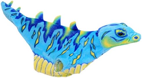 Blue Dino Hoodie for Pet, Medium, Multicolor
