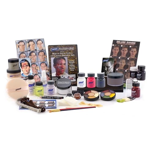 Graftobian Special FX Trauma Pro SFX Makeup Kit - Made in USA - Professional Effects Kit for Halloween, Cosplay, Theater, and Movie