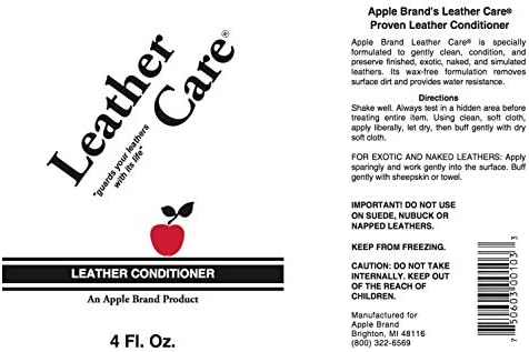 Conditioner, Wax-Free Cleaner & Conditioner | For purses, handbags, shoes, boots and accessories. Safe on finished leathers.