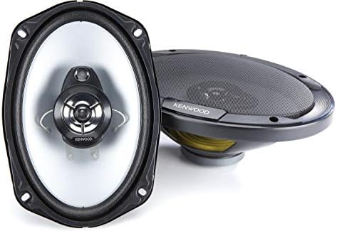 Kenwood KFC-6966S 6"x9" 3-Way 400W car Speakers (2 Speakers) with Gravity Magnet Phone Holder Bundle