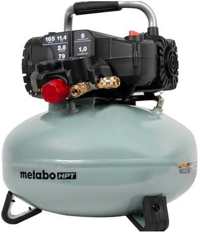 Metabo HPT Portable Pancake Air Compressor, 6 Gallon 200 PSI, EC914S