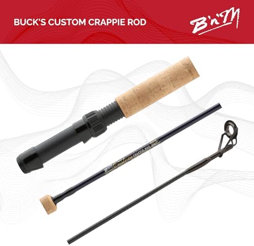B&M Buck's Custom Crappie Rod 12' 2pc Spinning Rod
