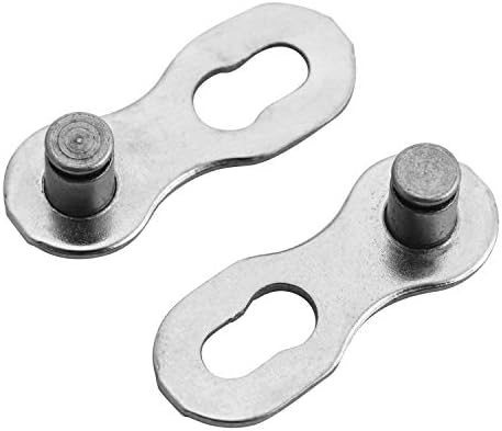 ZONKIE 10 Speed Removable Quick Split Chain Link in Silver x2