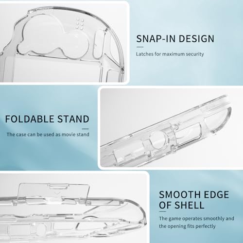 Ultra Clear Crystal Transparent Hard Shell Protective Case Cover Skin for Sony PlayStation PS Vita PSV 1000 PCH-1000 Console