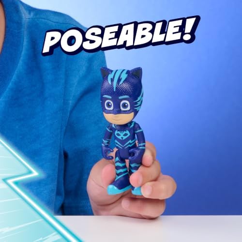 PJ Masks Catboy & Cat-Car Articulated Blue Action Figure and Vehicle Set