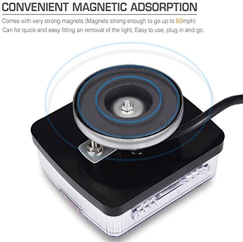 LINKITOM Magnetic LED Trailer Towing Light Kit for RVs Trailers Flatbeds