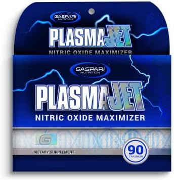 Gaspari Nutrition PlasmaJet, Supports Weight Management, N.O. Nitric Oxide Maximizer, Increased Lean Mass and Strength