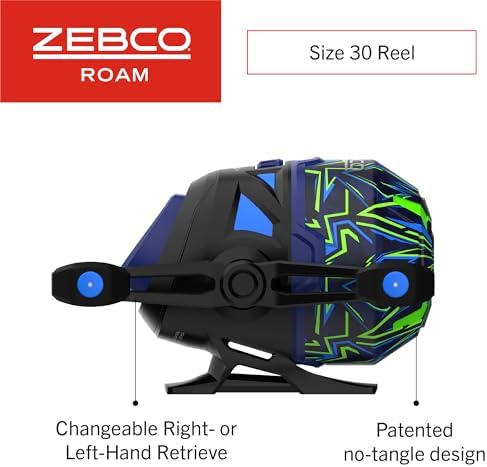 Zebco Roam Spincast Reel and Fishing Rod Combo