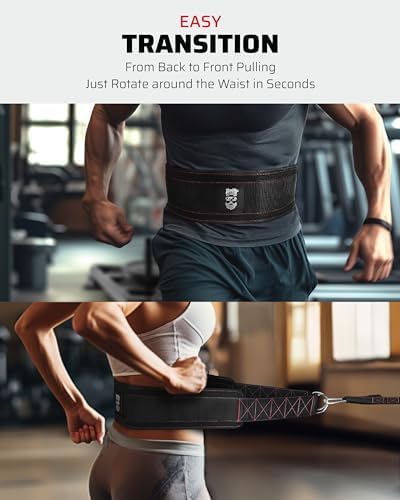 THEFITGUY Sled Pulling Belt, Rotates 360° for Strength & Agility Training | Fits most waists
