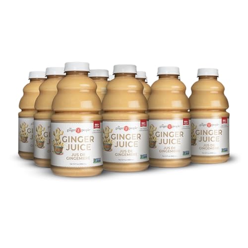 Organic Turmeric Juice, 99% Pure Turmeric Juice by The Ginger People – Drug Free Support, Non-GMO, Premium Quality, 32 Fl oz Bottle (Pack of 1)