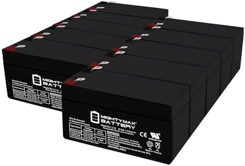 Mighty Max Battery ML1.3-12 - 12 Volt 1.3 AH, F1 Terminal, Rechargeable SLA AGM Battery