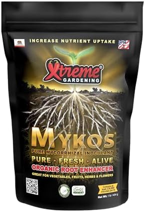 Xtreme Gardening Mykos Pure Mycorrhizal Inoculant Organic Root Enhancer, 1 LB - Granular