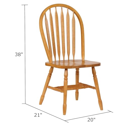 Sunset Trading Oak Selections Dining Chair, Light Finish