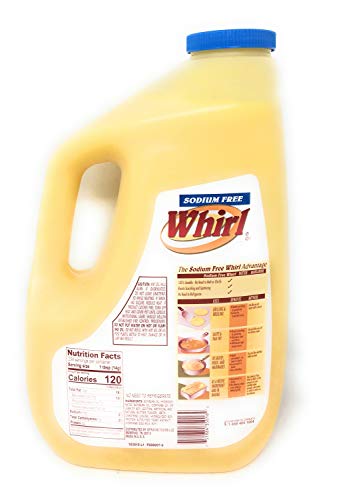 Whirl Sodium Free Butter Flavor Vegetable Oil, 1 Gallon