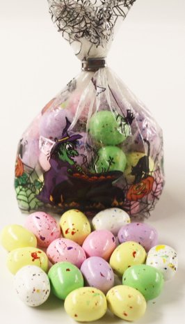 Scott's Cakes Speckled Chocolate Malted Eggs in a 1 Pound Bunny Hop Bag