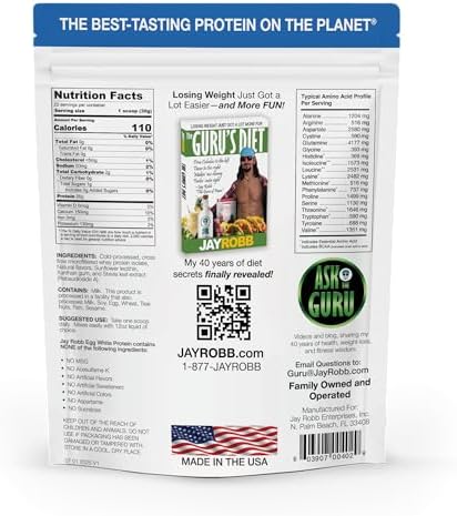 JAYROBB Whey Protein (5 Pound, Vanilla)