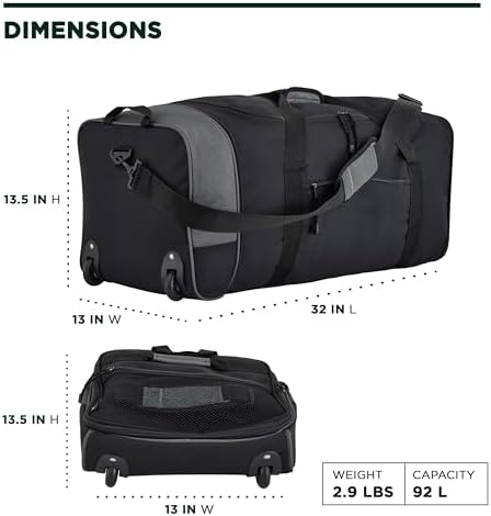 Travelers Club 32" Midgard Expandable Rolling Travel Bag