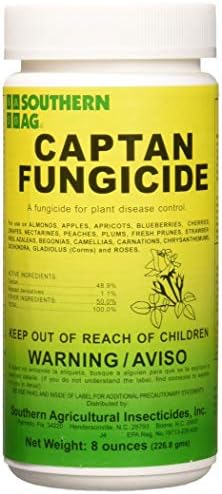Southern Ag - 01600 - Captan Fungicide - 8oz, White Bottle