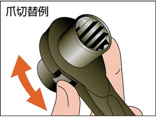 SUPER TOOL Ratchet Wrench Double Size RN-17X22 (Japan Import)