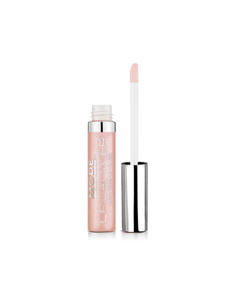 MODE Frosty Cotton Candy Pearly Pink Lip Lacquer Ultra Shine Lip Gloss IT'S A SIN Long Lasting Hydrating Creamy Color, Natural Moisturizing Skincare Fruit Oils, Cruelty Free, Vegan